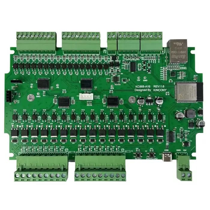 ESPHome – carte de commutation de relais ESP32, Assistant domestique A16 MQTT TCP Web HTTP Tuya Tasmota Arduino IDE, fournit un Code d'échantillon I2C RS485