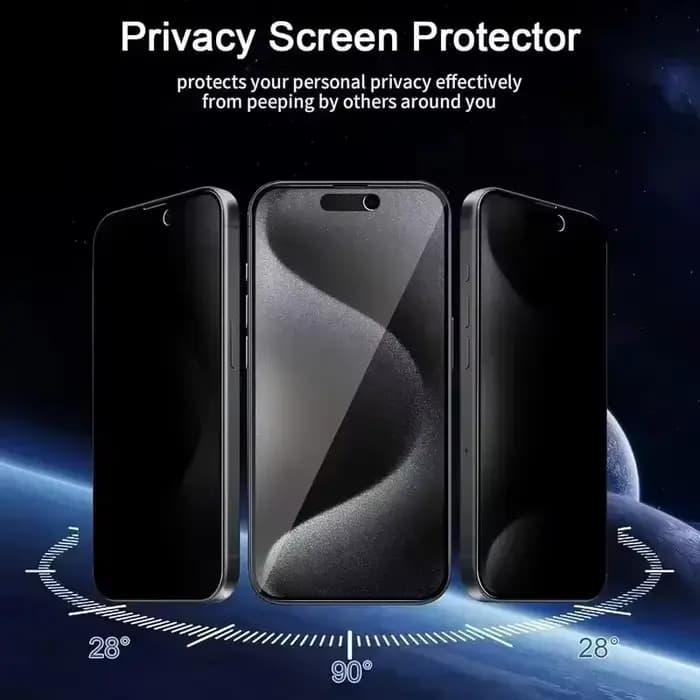 Protecteur d'écran de confidentialité à couverture complète, pour iPhone 11 12 13 14 15 Pro Max 8 Plus, meilleur verre Anti-espion 8K pour iPhone 16 PRO XR XS MAX