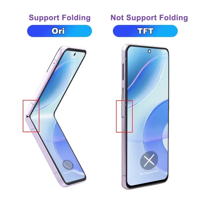 Écran Flip3 pour Samsung Galaxy Z Flip 3 5G F711 F7110, écran tactile LCD, numériseur, remplacement d'écran Flip3, ne peut pas être plié