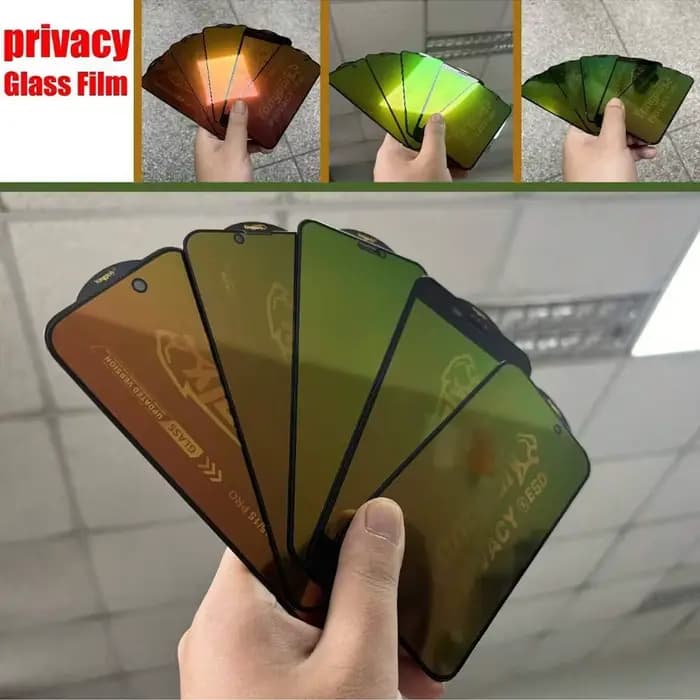 NNBILI 3 pièces protecteur d'écran de confidentialité adapté pour iPhone 17 16Pro Max Film de protection sans bulles dégradé de couverture complète