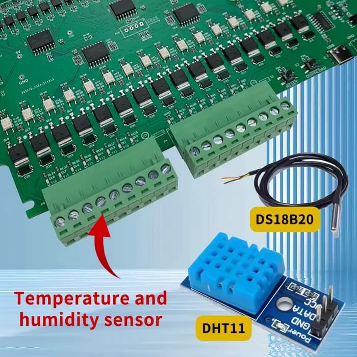 ESPHome – carte de commutation de relais ESP32, Assistant domestique A16 MQTT TCP Web HTTP Tuya Tasmota Arduino IDE, fournit un Code d'échantillon I2C RS485