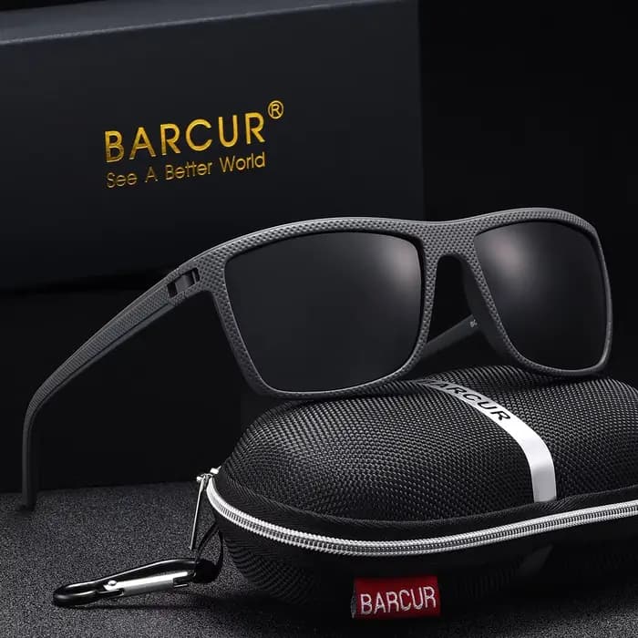 BARCUR Lunettes de soleil de style décontracté légères et confortables avec UV et éblouissement réduit. L'emballage de marque est un excellent article cadeau