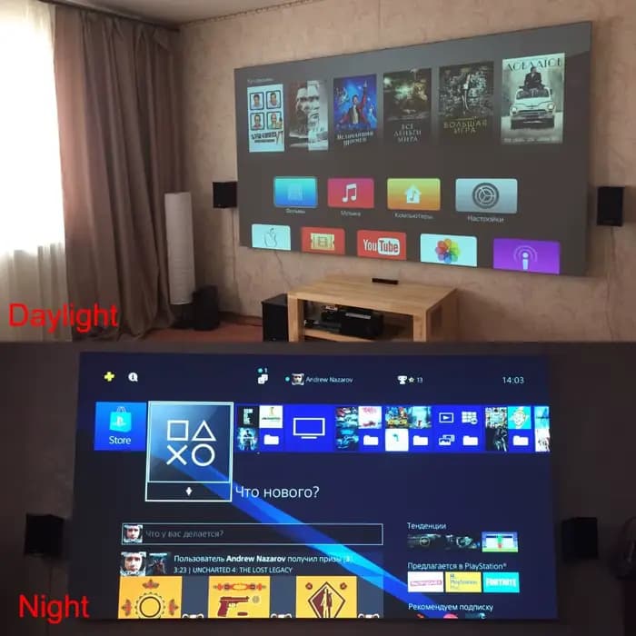 Écran projecteur Salange 72 84 100 120 pouces