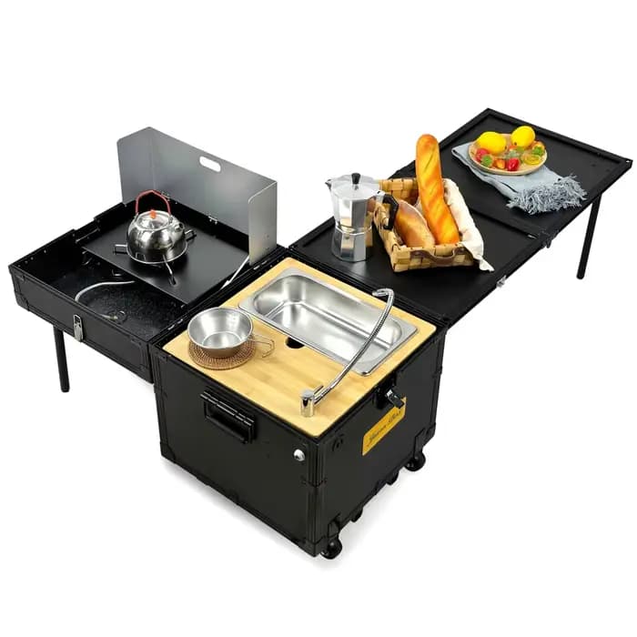 Camping en plein air Portable cuisine Mobile voiture auto-conduite Tour Camping équipement sauvage