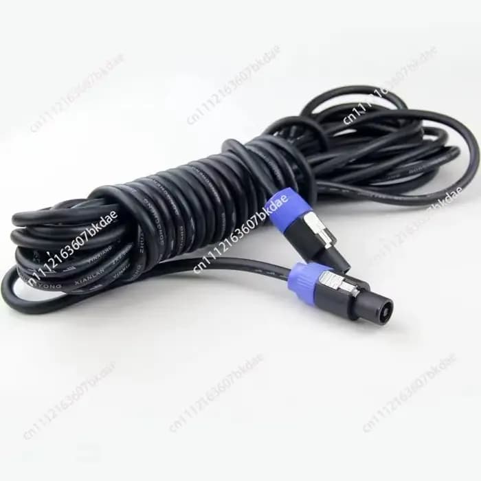 Câble audio professionnel, câble de haut-parleur dédié à l'ingénierie audio, amplificateur de puissa