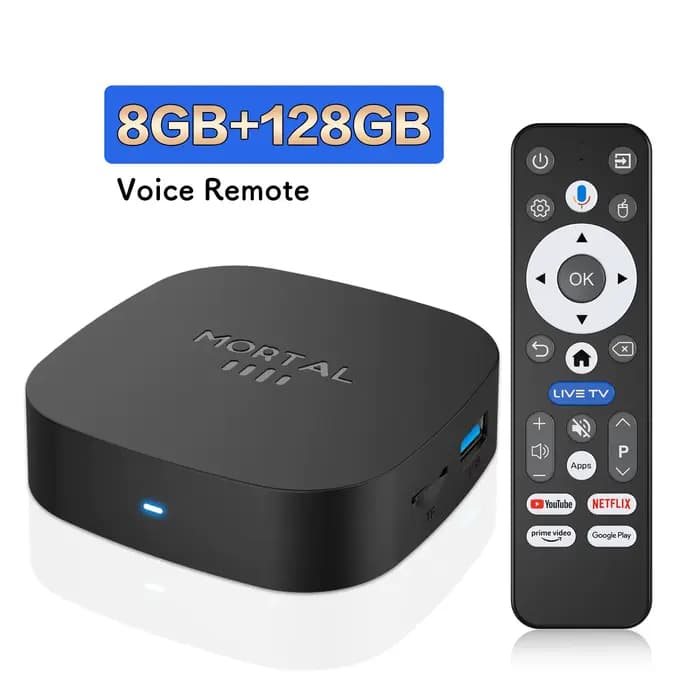 Nouvelle boîte TV T1+ 8K HD 2025, Android 16.0, RK3518 Quad Core, 8 Go de RAM, 128 Go de ROM, double