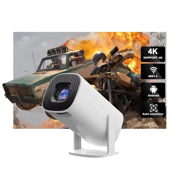 Nouveau projecteur LED P30 2026 pour home cinéma, compatible 720P, 1080P, 4K, HDMI, USB, pour téléph