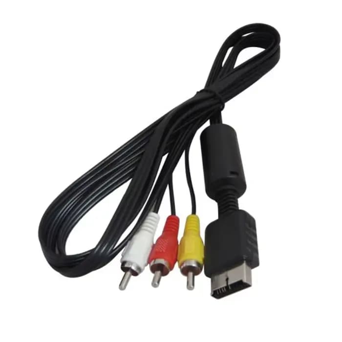 Câble Audio vidéo AV jeu Composite 3 fil de cuivre RCA PS2RGB PS2AV Multi pour Sony Playstation1 2 3