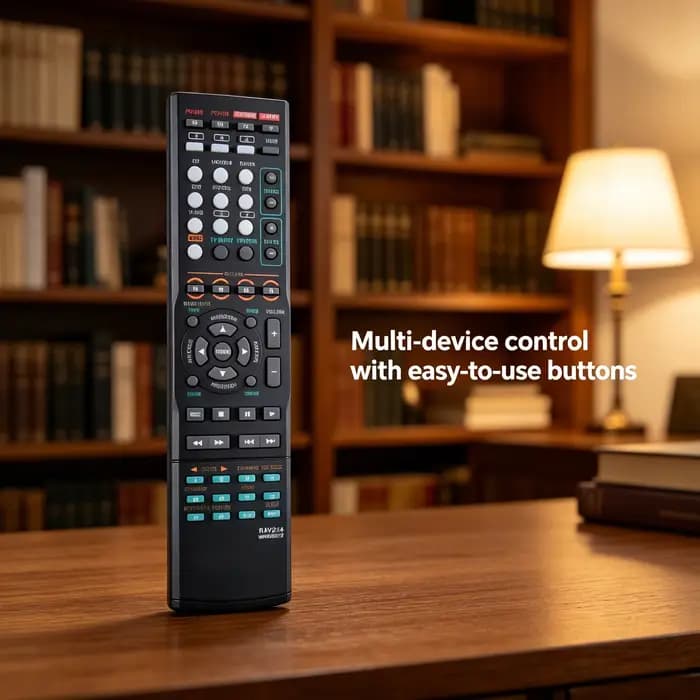 Télécommande de remplacement RAV284 compatible avec l'amplificateur AV Yamaha, récepteur Home Cinéma