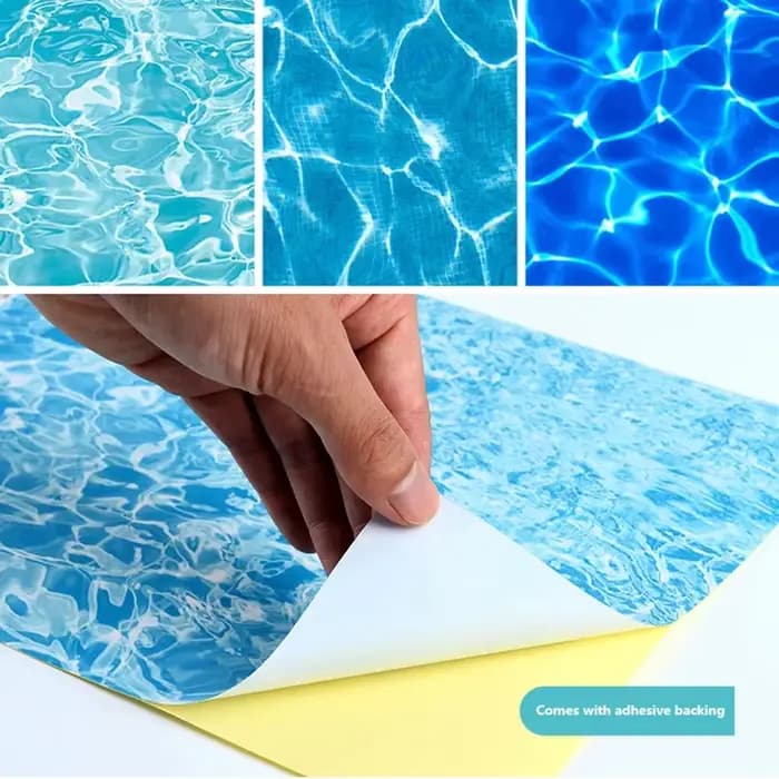 Simulation de Sections de rivière, bricolage, effets de rivière d'eau, motif fluide, lacs pliables décorés, fabrication de modèles de scène