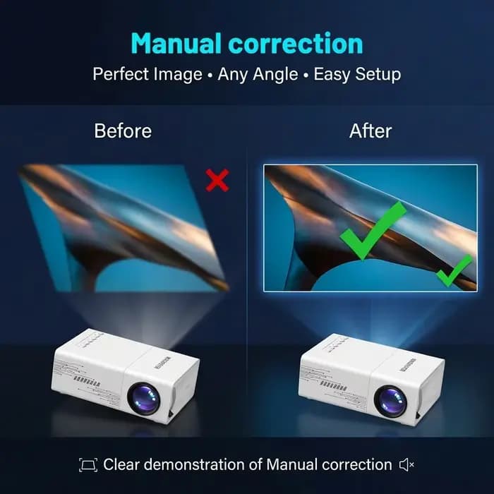 Mini projecteur prenant en charge la résolution 1080p