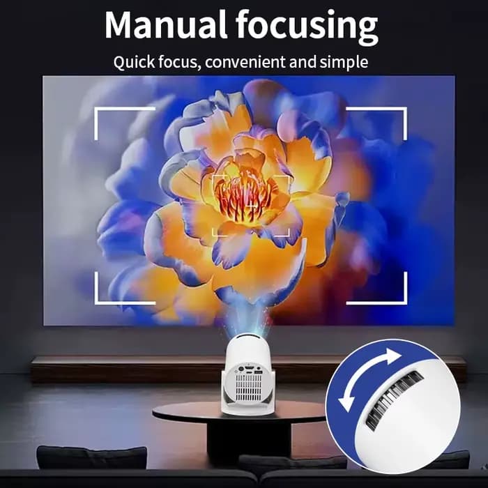 Nouveau projecteur HY300 2026 avec WiFi6 et BT5.0