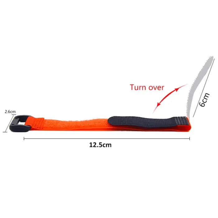 Attache porte-canne à pêche, 10 pièces, sangle résistante à l'usure et étanche pour les amateurs de corde de pêche, utilisation de couleur aléatoire