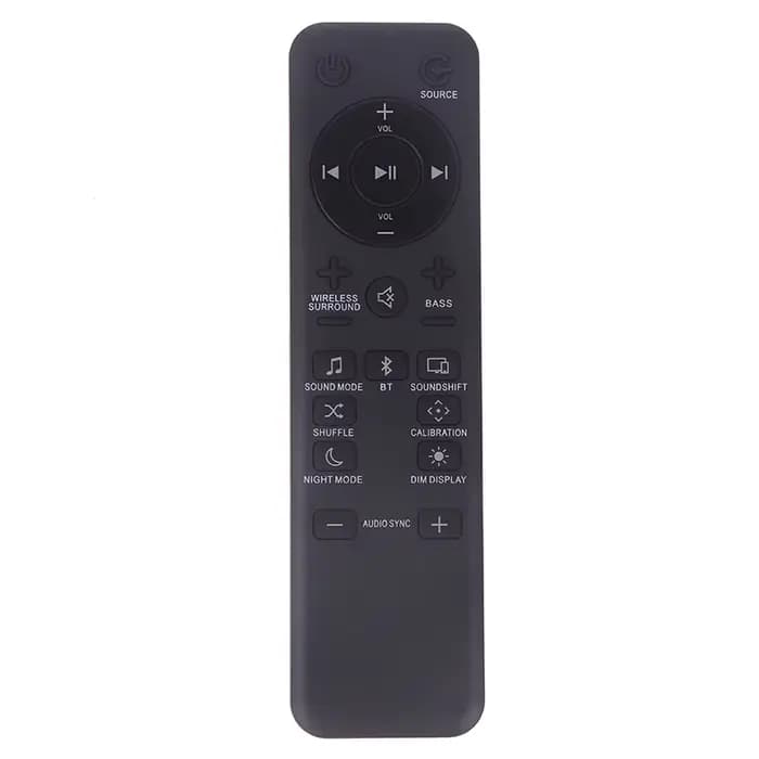 Télécommande noire pour JBL Bar 2.1 3.1 5.1 canaux 4K Ultra HD système de barre de son sans fil Home cinéma Audio