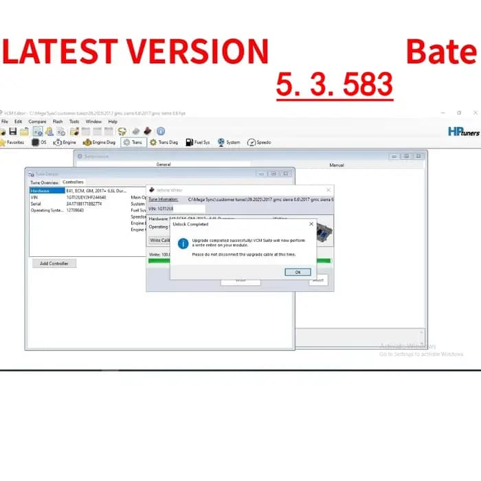 DERNIÈRE VERSION 5.3.583 Déverrouillage Gratuit du Système de Crédit Lecture Écriture Modification ECU PCM TCM Réglage Calibrage Données en Temps Réel Enregistrement Diagnostic MPVI 3 et 4