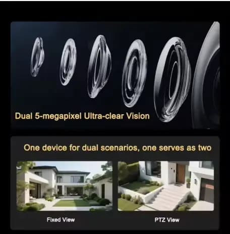 Xiaomi caméra extérieure 4 double Version MJSXJ10HL IP66 Protection de sécurité CCTV détection AI Vision nocturne polychrome maison intelligente