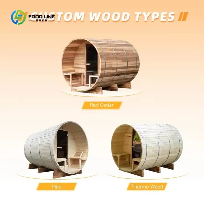 Sauna en bois sur mesure avec poêle à sauna à vendre, pour usage domestique, jardin, bien-être, sauna traditionnel extérieur