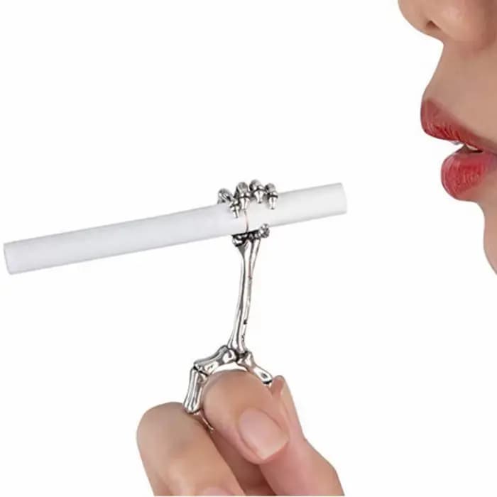 Accessoires pour fumeurs, anneaux, porte-cigarettes, support en métal, pince à doigts, gadgets cool pour fumer, cadeaux pour hommes, outils pour fumeurs