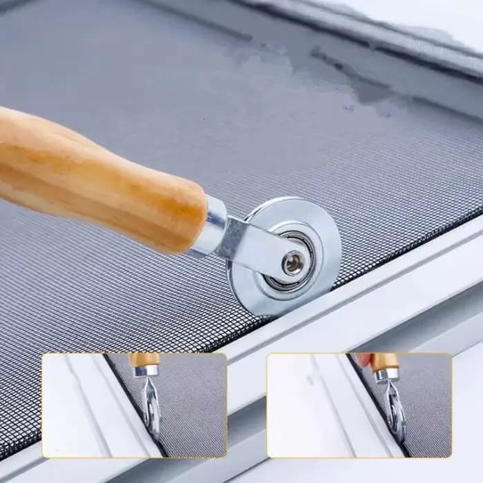 Outil d'installation d'écran, rouleau à manivelle, 3 pièces, pour réparation de portes et fenêtres