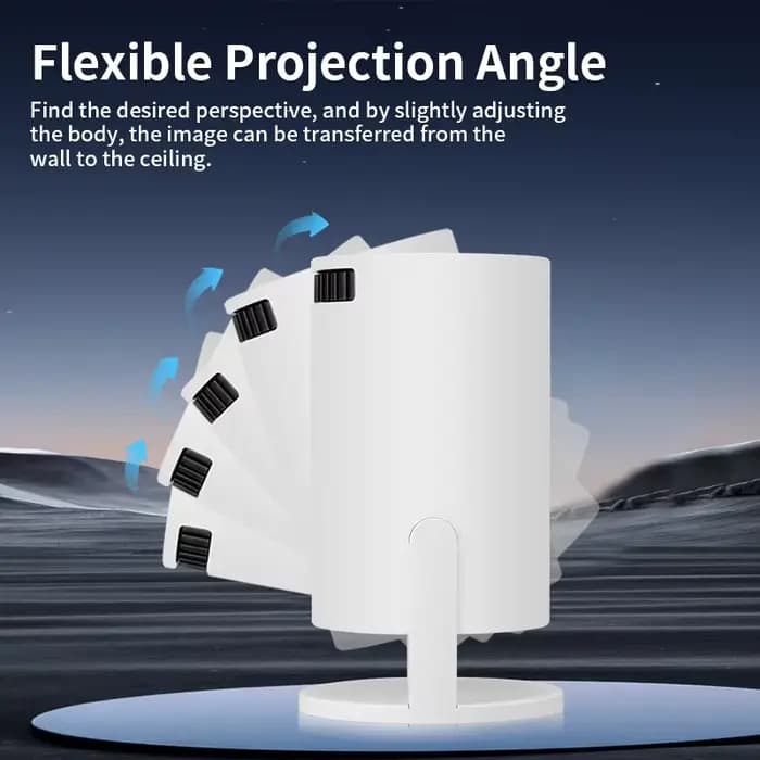 Nouveau projecteur HY300 2026 avec WiFi6 et BT5.0