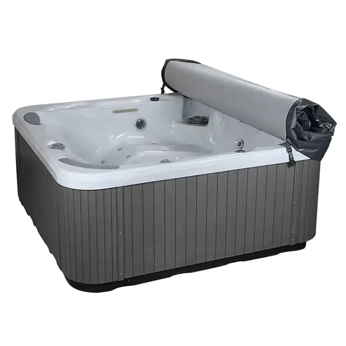 Nouvelle couverture de piscine enroulable 100 % étanche, couverture de bain pour piscine
