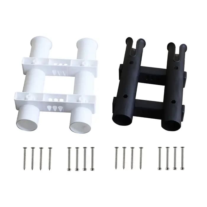 Support de canne à pêche à 2 lignes, outil de pêche, équipement de pêche, support de canne à pêche pour bateau, kayak, voiture, canoë