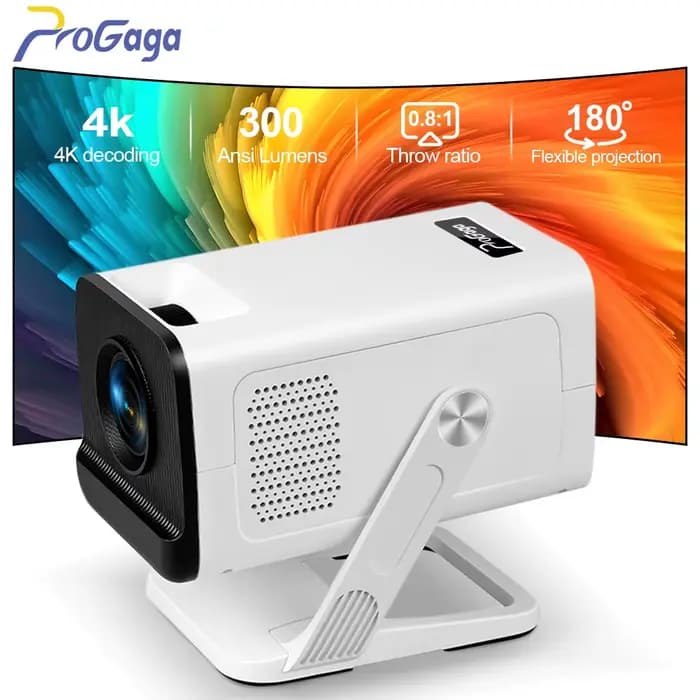 PROGAGA PG310 projecteur Android 4k 720P 300Ansi Allwinner H713