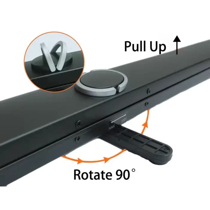 Écran de Projection Portable 50 pouces 4:3