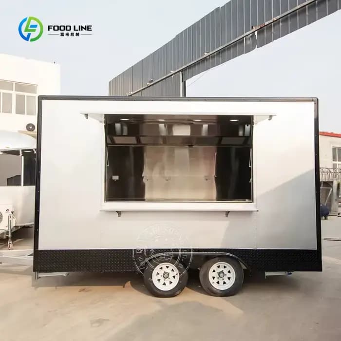 Remorque de concession cuisines mobiles modernes/remorque de caravane/camion de restauration pour les États-Unis