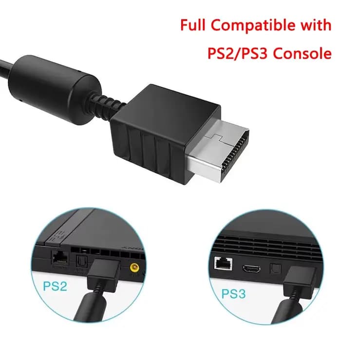 Câble Audio vidéo AV jeu Composite 3 fil de cuivre RCA PS2RGB PS2AV Multi pour Sony Playstation1 2 3 PS1 PS2 PS3 Console 