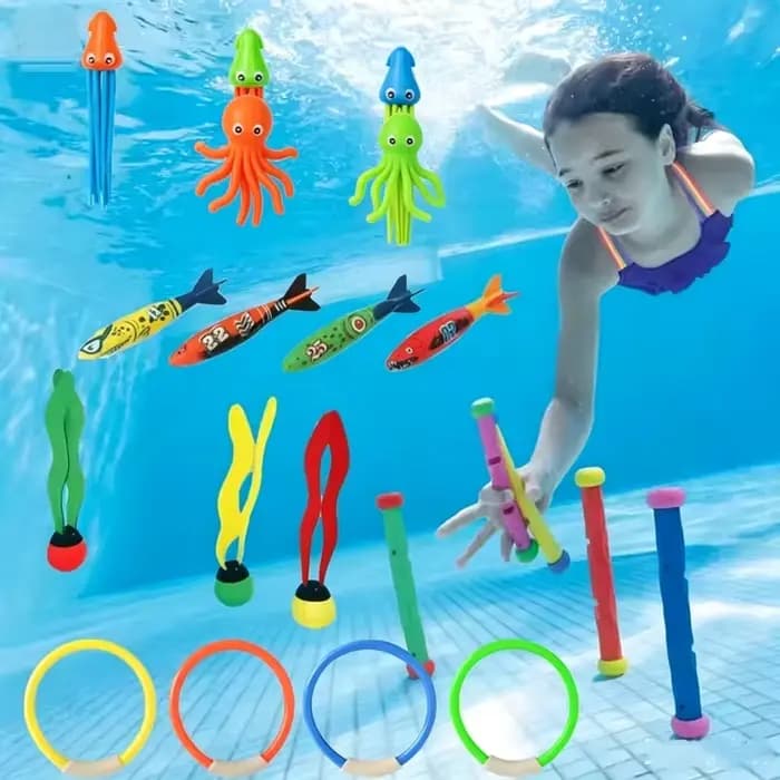 Jouets de plongée pour enfants, poisson dauphin, bouée, piscine, chasse au trésor, diamant d'eau, jeu d'eau pour enfants, ensemble de jouets, cadeau réutilisable