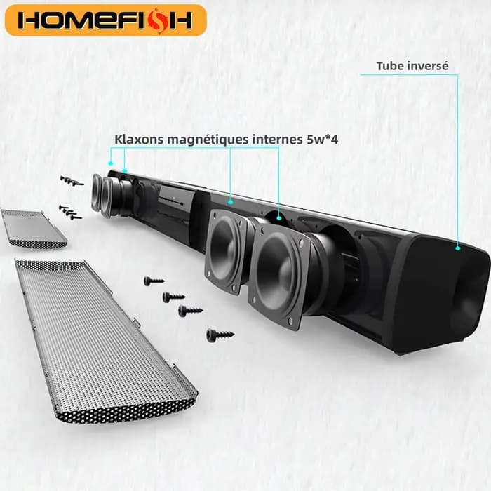 Barre de son HOMEFISH BS-28B 20W