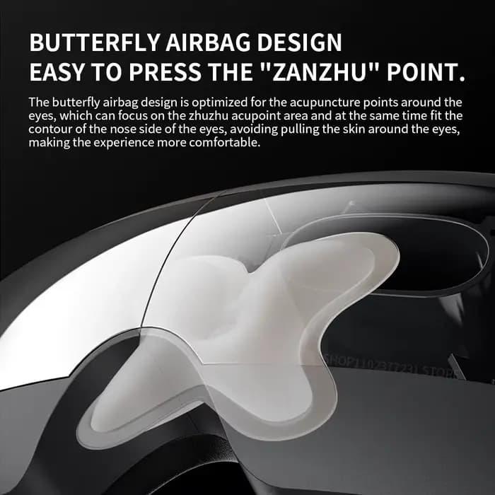Masseur oculaire intelligent MIJIA original, massage par zones, lunettes de massage pliables visuelles, santé oculaire personnalisée pour l'application Mi Home