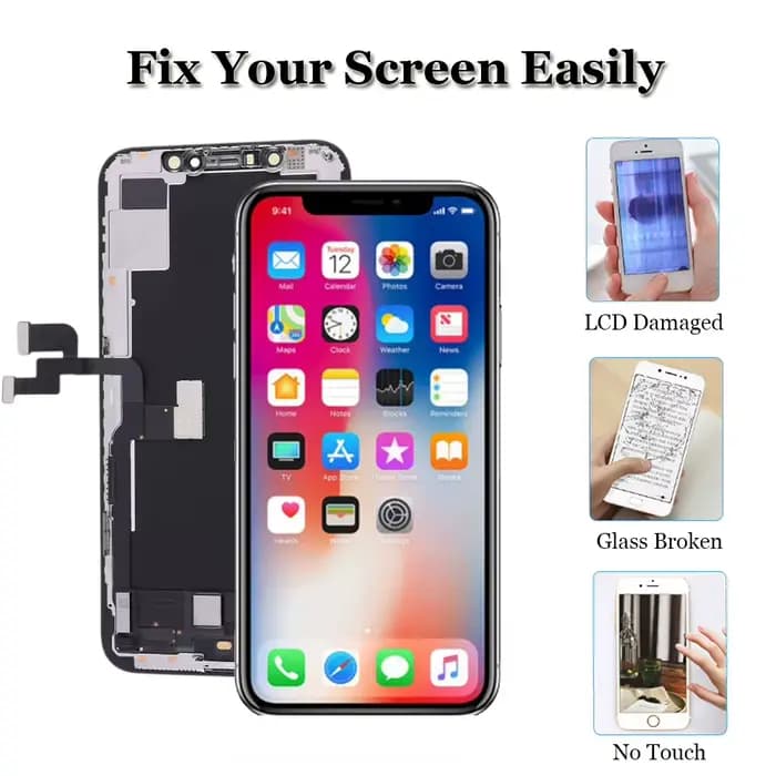 Écran OLED pour iPhone X XR XS 11 12 Pro Max 12 Mini 13, assemblage d'écran LCD, numériseur tactile, remplacement complet, qualité AAA