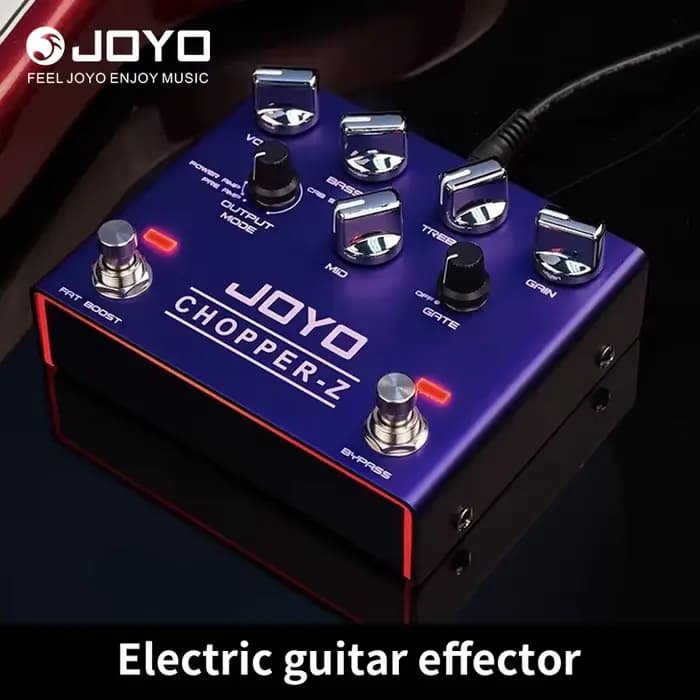 JOYO R-18 CHOPPER-Z pédale de distorsion pédale d'effet de guitare moderne en métal son bruit porte amplificateur à Gain élevé Simulation