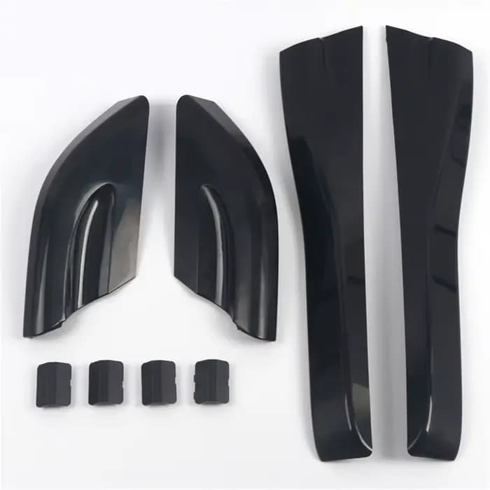 Couvre-extrémité de barre de toit de voiture pour Hyundai Tucson 2004-2008, noir, coque de barre de toit, pièces de style extérieur automobile