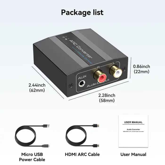 Convertisseur HDMI ARC 4K @ 60Hz