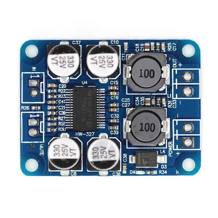 Remplacez le module d'amplification audio numérique TPA3110 PBTL TPA3118 par un amplificateur de carte.