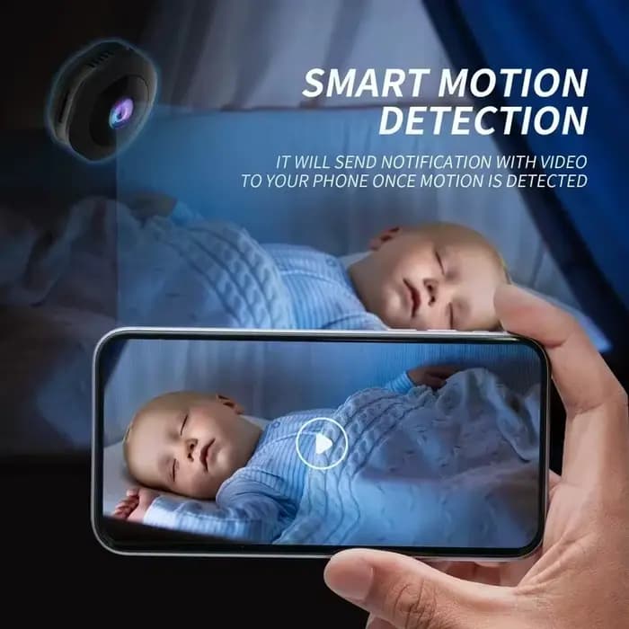Caméra miniature Xiaomi 4K HD sans fil, portable, vision nocturne, caméscope, WiFi, surveillance à distance, enregistreur vidéo et vocal, caméra de sécurité