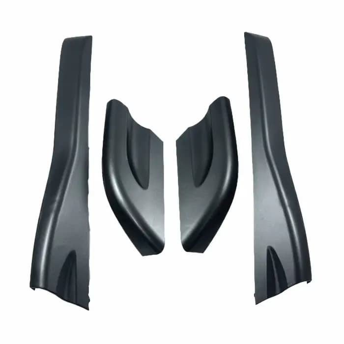 Couverture noire de Protection d'extrémité de Rail de barre de galerie de toit de voiture, couverture de galerie de toit de style de voiture pour Hyundai Tucson 2004 – 2008