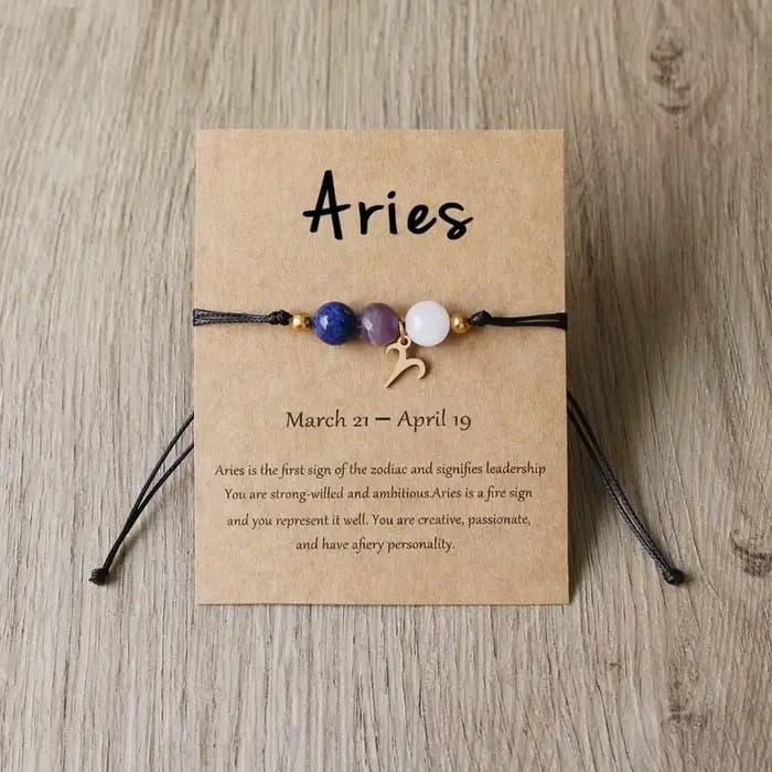 Bracelet du zodiaque pour femmes, bélier américain, taureau, Gemini, Cancer, lion, vierge, balance, scorpion, sagittaire, capricorne, verseau, poissons