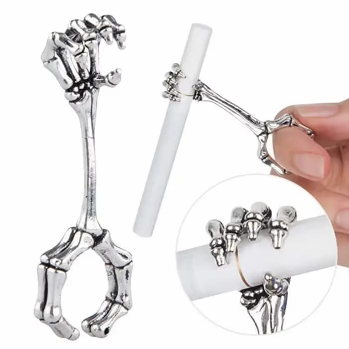 Accessoires pour fumeurs, anneaux, porte-cigarettes, support en métal, pince à doigts, gadgets cool pour fumer, cadeaux pour hommes, outils pour fumeurs