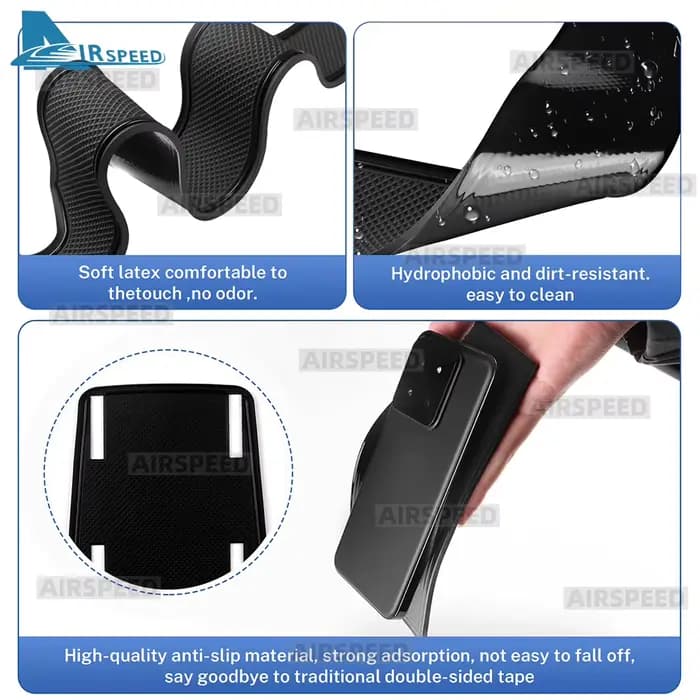 Tapis de rainure de porte de voiture en Silicone, pour Jeep Avenger Automatic 2023 2024 2025 2026, fente antidérapante, étanche à l'eau et à la poussière, accessoires