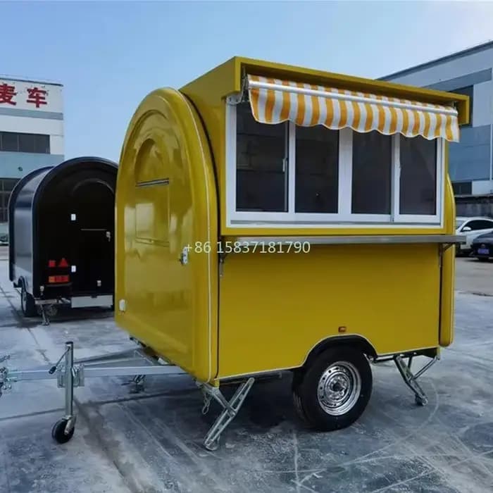 Camion de restauration mobile, caravane alimentaire, remorque alimentaire, véhicule commercial mobile, restaurant sur roues, équipement de restauration personnalisé pour le Canada