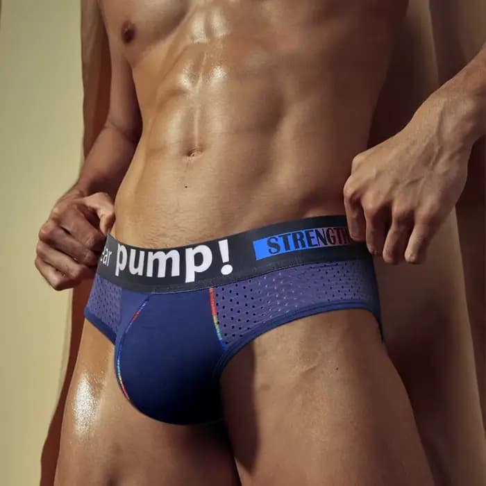 Sous-vêtements Sexy pour hommes, en maille respirante, Bikini jockstrap, slips pour hommes, culotte Sissy Gay, sous-vêtements Calzoncillos Hombre
