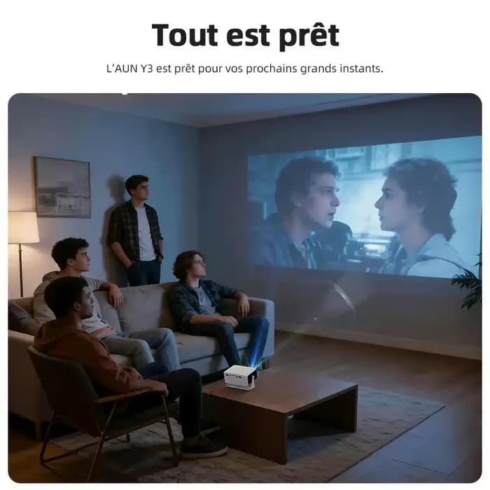 AUN Y3 – projecteur portable pour cinéma maison