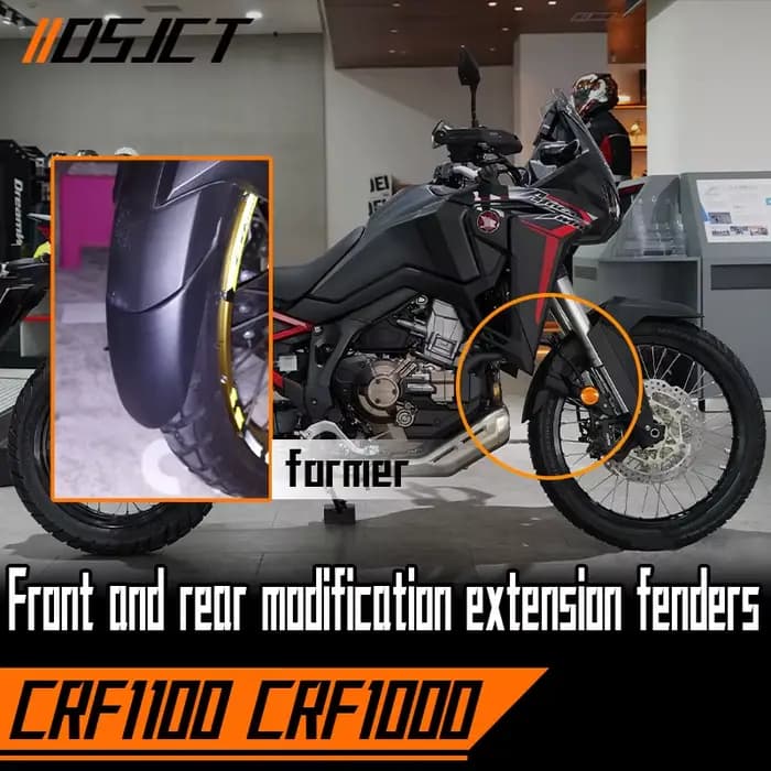 Extension de Garde-Boue Avant et Arrière pour Honda, Accessoire pour Modèles CRF 1100 L CRF1100L CRF1000 Africa Twin Adventure Sports 2020-2021