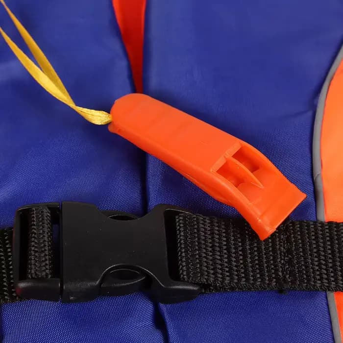 Gilet de sauvetage pour enfants, maillot de bain, vestes d'aide à la natation, accessoires de piscine avec bandes réfléchissantes de sifflet