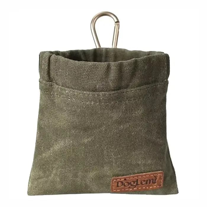 Sac de collation d'entraînement pour chien, pochette de friandises pour chien de compagnie de voyage en plein air, sac distributeur de nourriture Portable résistant à l'huile, accessoires durables pou