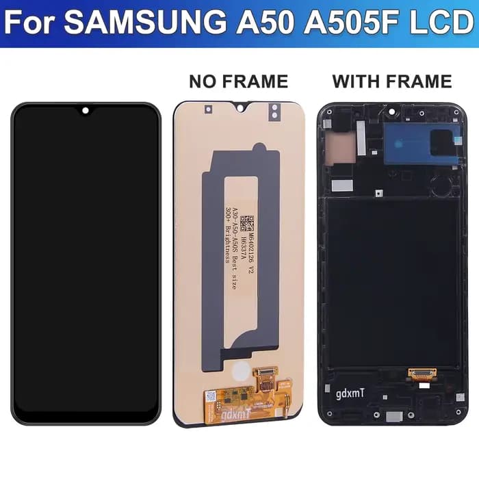 Écran d'affichage tft A50 avec cadre, pour Samsung Galaxy A50 A505 A505FN/DS A505F/DS écran LCD remplacement de l'écran tactile numérique
